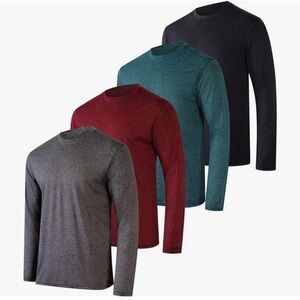 New dry fit Real essentials Men's Long Sleeve Gray Shirt size xl